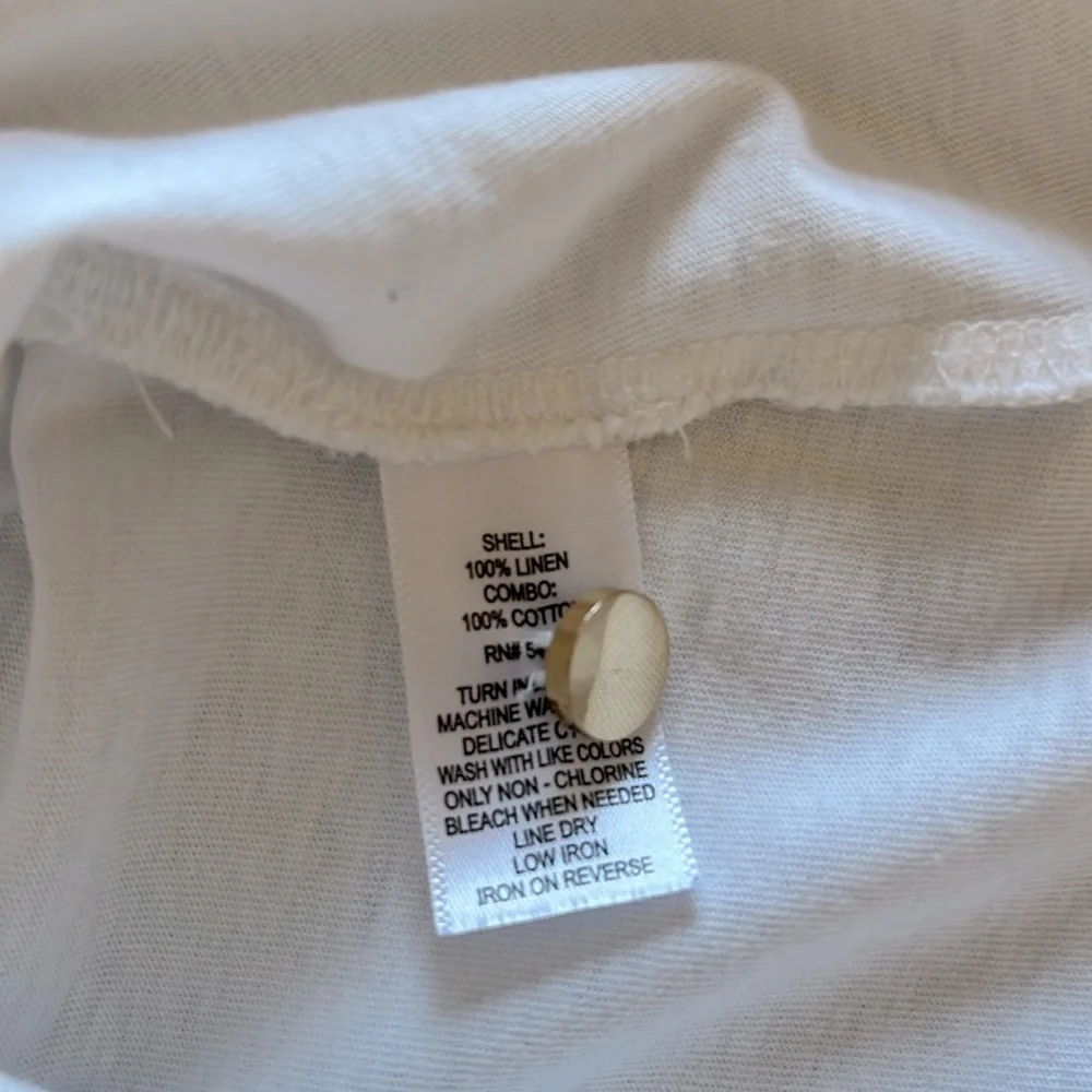 KENSIE LINEN/COTTON TOP - Picture 7 of 12